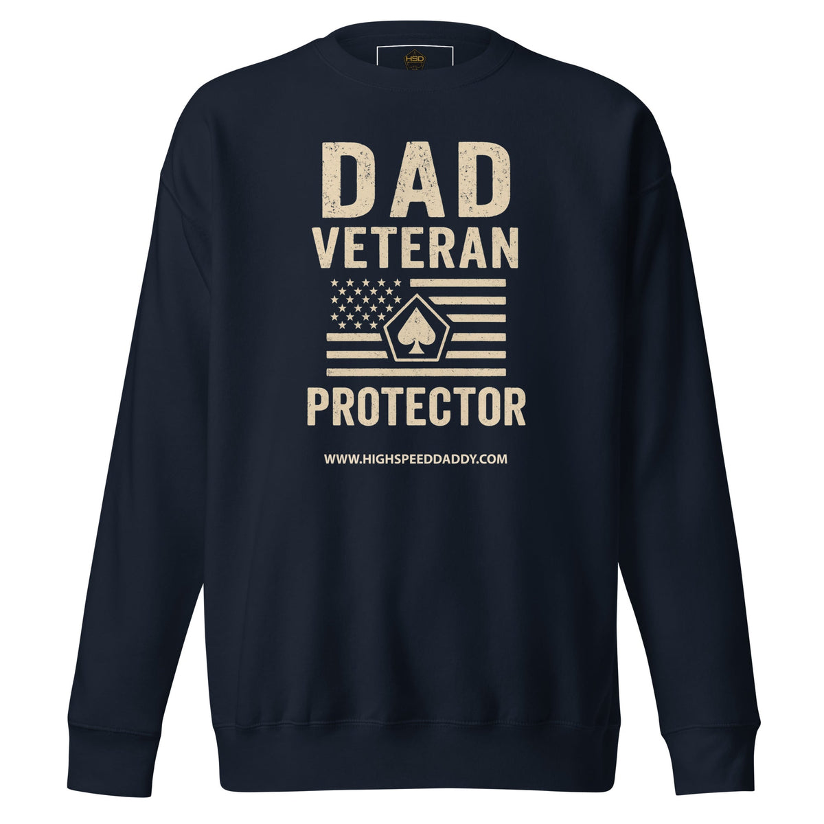 Dad Veteran Men's Premium Sweatshirt