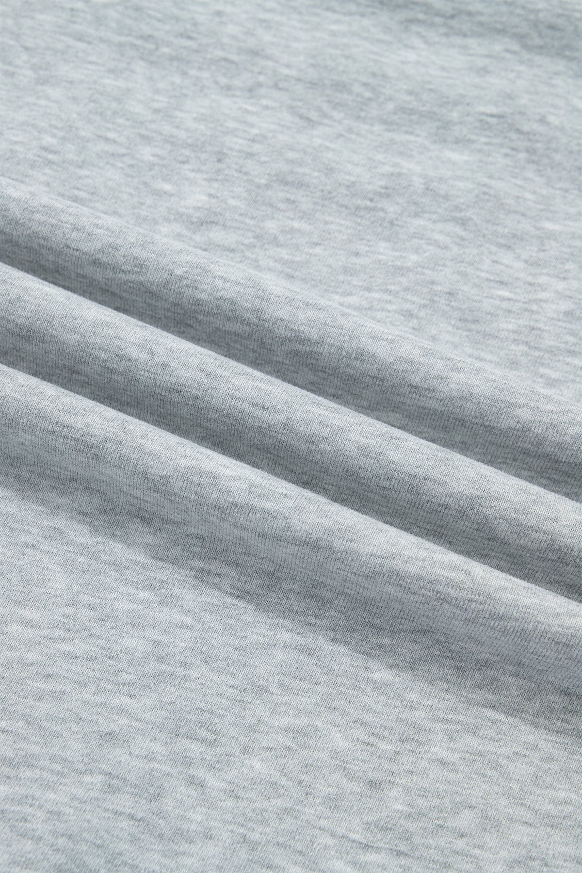 Light Grey Exposed Seam Mock Neck Letter Embroidered Loose Sweatshirt