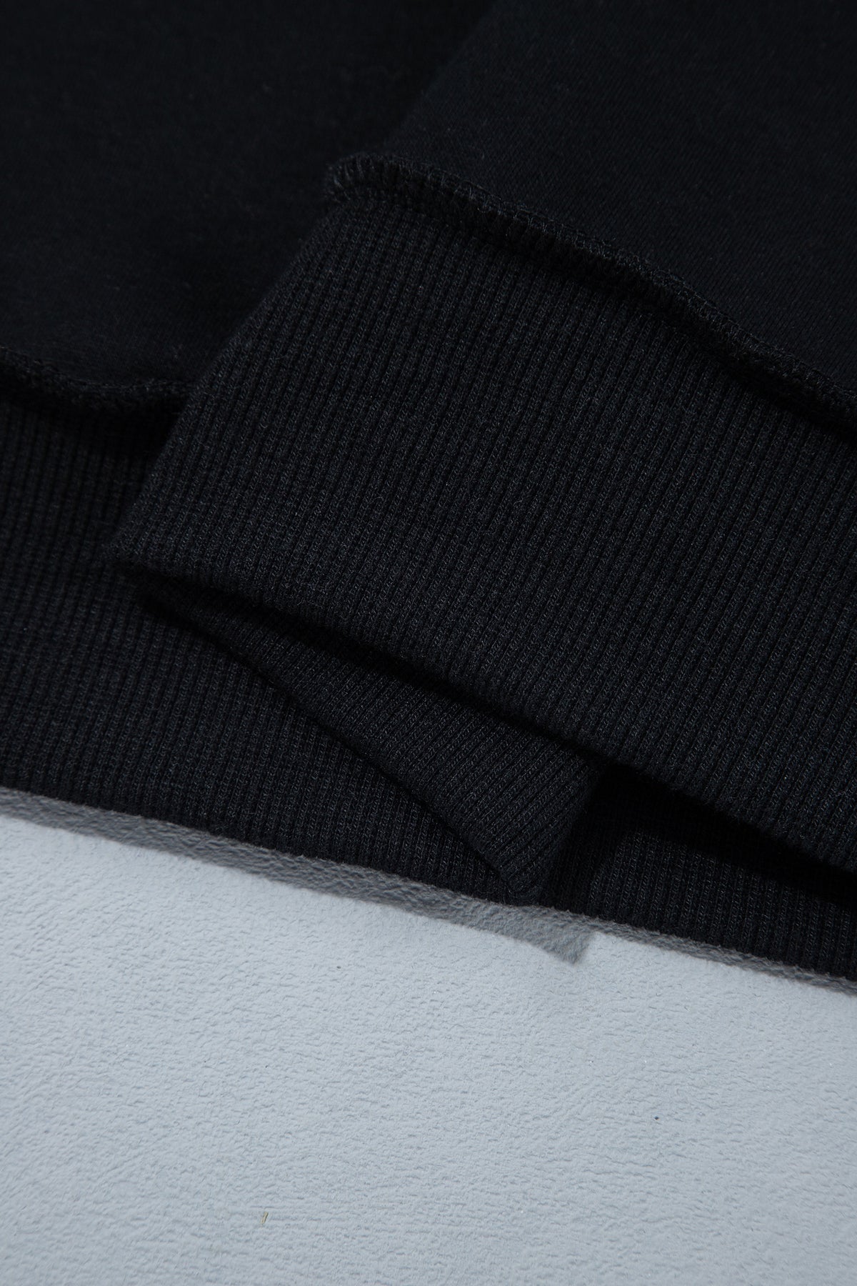 Coffee Oversize Drop Shoulder Reversible Mock Neck Sweatshirt