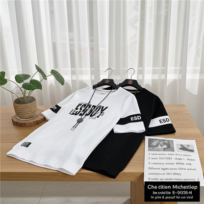 2022 New Men's T Shirts Japan Fashion Summer Short Sleeve Print T Shirts Men Casual Harajuku Men Clothing Graphics T Shirts Men