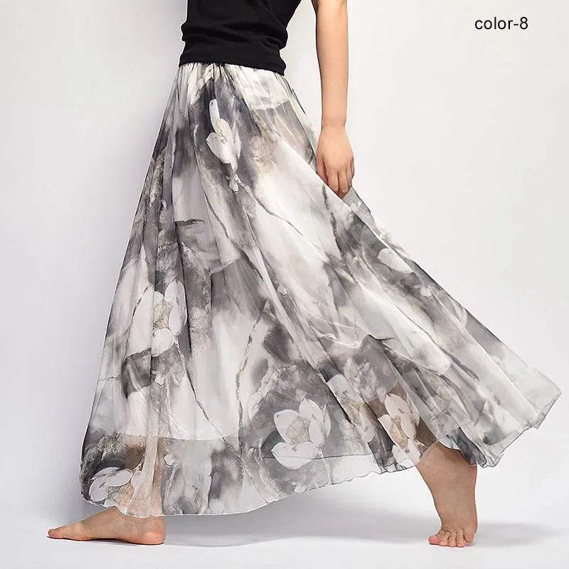 https://ae01.alicdn.com/kf/H2a58449ec2a84f3999c4d22146bb2951U/Women-Fashion-Florals-Print-Long-Skirt-Female-Boho-Style-Elastic-High-Waist-Chiffon-Casual-Beach-Skirts.jpg