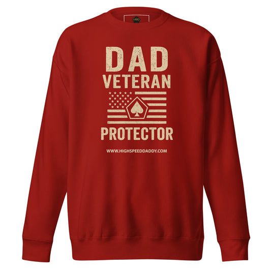 Dad Veteran Men's Premium Sweatshirt