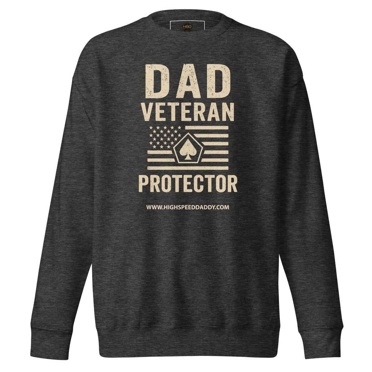 Dad Veteran Men's Premium Sweatshirt