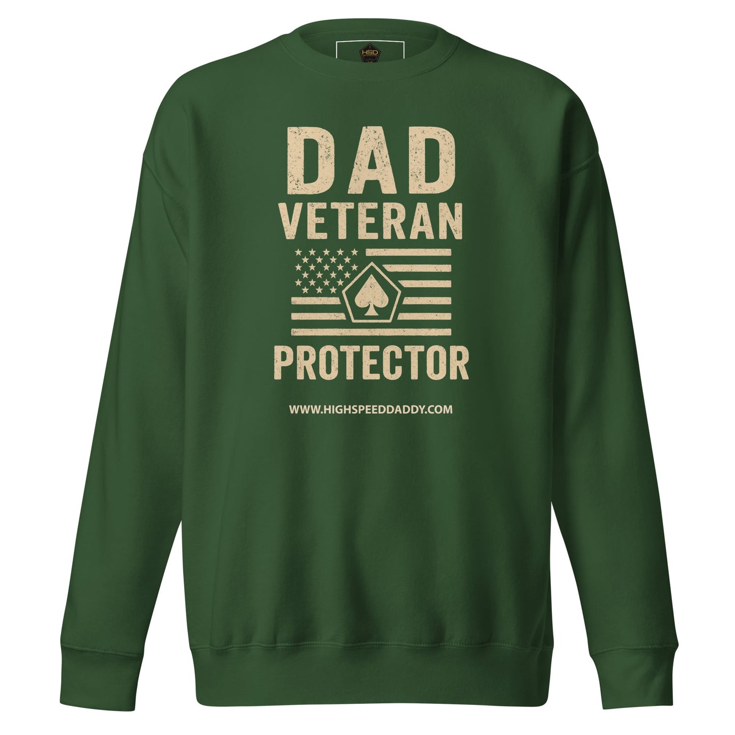 Dad Veteran Men's Premium Sweatshirt