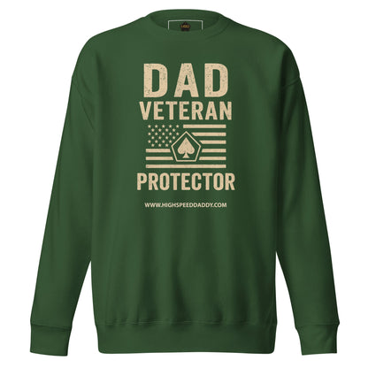 Dad Veteran Men's Premium Sweatshirt