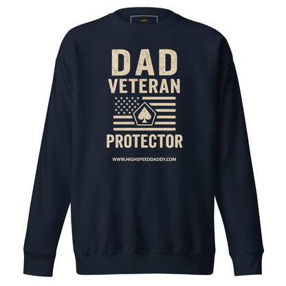 Dad Veteran Men's Premium Sweatshirt