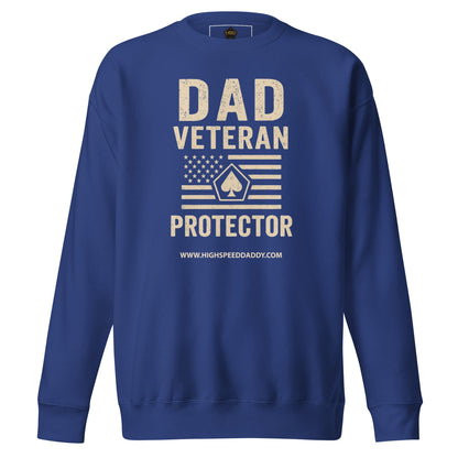 Dad Veteran Men's Premium Sweatshirt