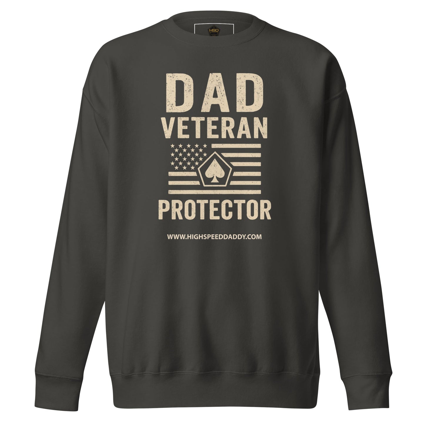 Dad Veteran Men's Premium Sweatshirt